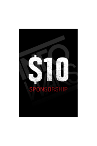 One Time $10 Sponsorship