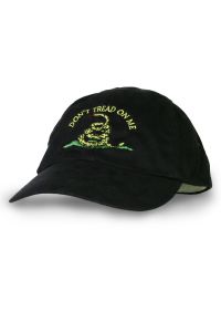 Side view of Don't Tread On Me Black hat