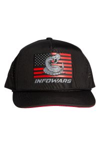InfoWars Rattlesnake Flag Hat