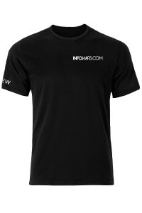 Front view of Infowars crew Shirt