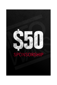 One Time $50 Sponsorship