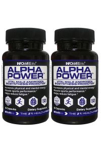 2 Bottles of Alpha Power From Infowars Life